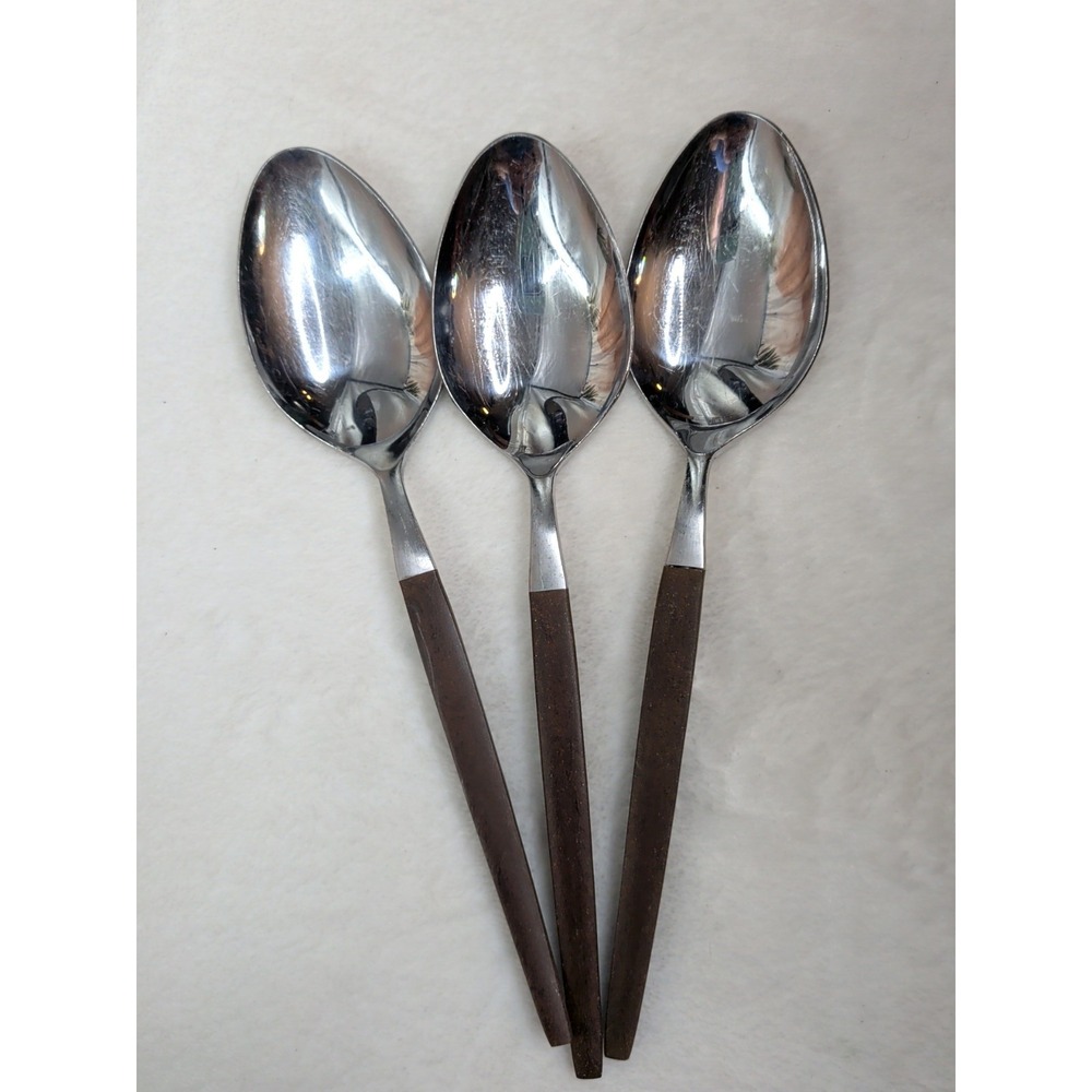 Vintage Ekco Eterna Serving Spoons